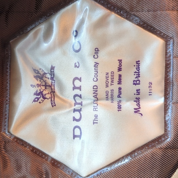 Wool Harris Tweed Hat made by Dunn & Co - Picture 4 of 8
